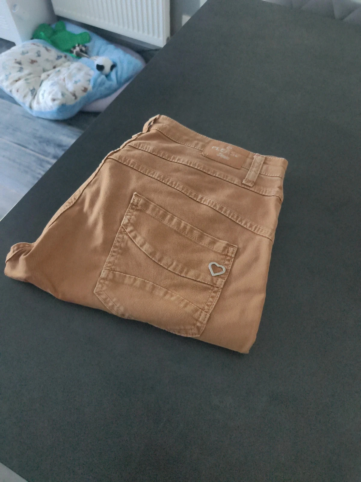 Pantalon please marron clair